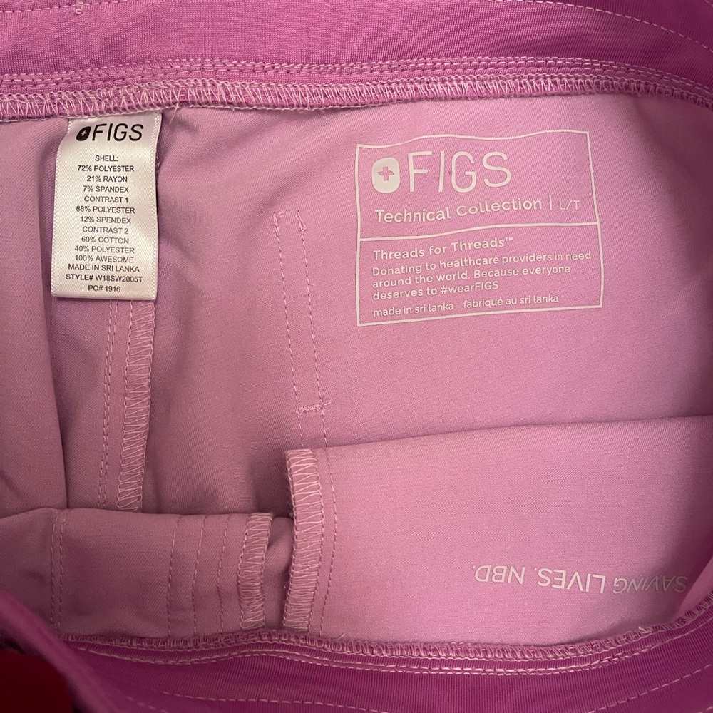 FIGS Zamora Dusk Jogger Scrub Pants | L T | EUC - RARE COLOR - Picture 2 of 3